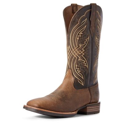 Ariat Western: Double Kicker Botas Western Hombre - Marrones (XPANT2483)